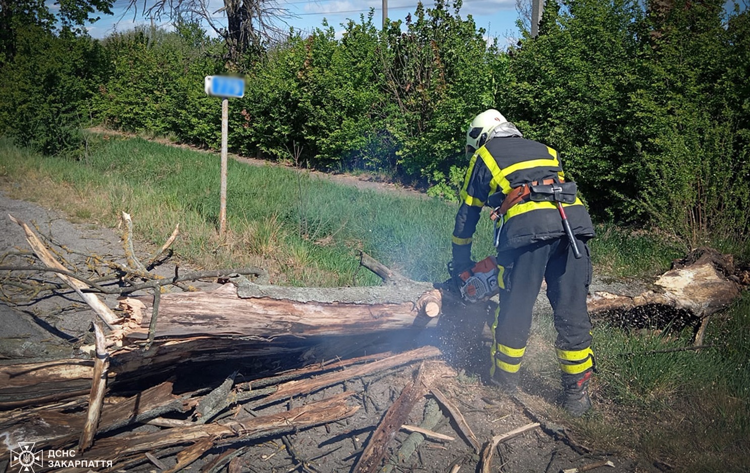 Через негоду на Закарпатті пошкоджено авто, будинок і знеструмлено населені пункти (ФОТО)